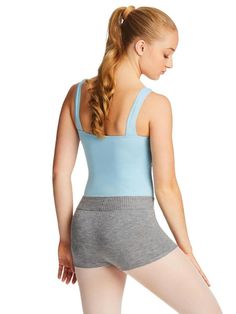 Capezio Knit Boyshort - Gray - Style: CK10951W Knit Leg Warmers, Too Cold, Viscose Rayon, Knitting Women, Boy Shorts, Black Media, Leg Warmers, Soft Knits, Dance Wear