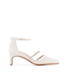 Heleia Ivory Satin Low Heels | Bared Footwear Womens Low Heels, Shoe Care, Fashion Flats, Flat Sandals, Low Heels, Designer Shoes, Women's Shoes, Heel Height, Loafers