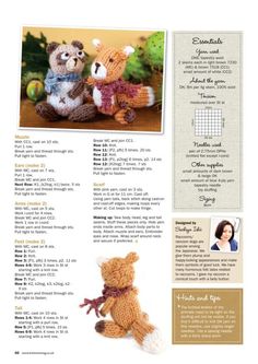 an image of a brochure with two teddy bears