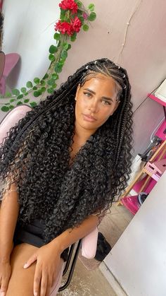 Fulani Braids, Protective Hairstyles, Hair Ideas, Braids, Lily, Hairstyles, Hair Styles, Hair, Pins