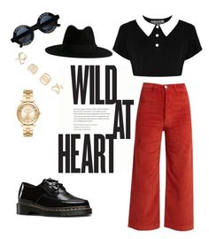 "Red" by trippyscloset on Polyvore featuring Killstar, MASSCOB, Dr. Martens, Chanel, Yves Saint Laurent, Charlotte Russe and Michael Kors Wild Hearts, Yves Saint Laurent, Saint Laurent, Michael Kors, Chanel