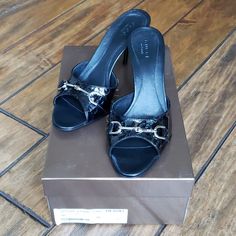 This Is A Brand New Pair Of Gucci Heels/Sandals/Slides Up For Sale. Size: 36 C Patent Leather Silver Hardwares * No Dustbags Gucci Box Included Made In Italy See Photos Provided For Details. Please Ask Questions Before Making A Purchase. Sold As Is. I Do Not Accept Returns. All Sales Are Final. Thank You.