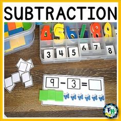 the subtraction game with numbers and letters