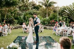 First dance in a garden reception at Sandos Playacar wedding. Photo by Blaine Alan Photography. Sandos Playacar Wedding, Playa Del Carmen Wedding, Emotional Wedding Photography, Wedding Mexico, Dance Inspiration, Mexico Destination Wedding, Riviera Maya Weddings, Garden Wedding Reception