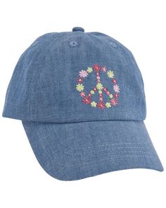 Protect her little head with this cool baseball cap, complete with a groovy peace sign. Toddler Girl Accessories, Cool Baseball Caps, Carter Kids, Baseball Caps Fashion, Hat Size Chart, Cool Graphic Tees, Toddler Boy Outfits, Kids Outfits Girls, Toddler Girl Outfits