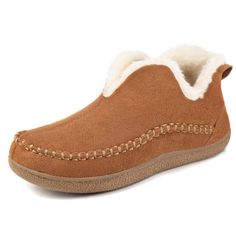 Women's Mountainside Faux Fur Lined Ankle Bootie, Size 9 Us Women, Camel : Target Winter Slippers With Plush Lining And Round Toe, Fall Synthetic Slippers With Cushioned Footbed, Fall Season Synthetic Slippers With Cushioned Footbed, Fall Cushioned Synthetic Slippers, Comfortable Fall Ankle Booties, Comfortable Round Toe Booties For Fall, Brown Winter Slippers With Plush Lining, Cozy Winter Slippers With Rubber Sole, Cozy Winter Slippers With Round Toe