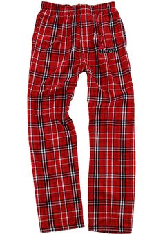 Catch some Zs and dream about the Mules in these comfy Central Missouri Mules Red Sleep Pants. Whether you're lounging around watching the big game or catching up on some homework, these UCM Classic Lounge Pants will keep you relaxed and comfortable. These Sleep Pants feature a screen print of Central Missouri name down left leg. Perfect fit for casual days, Flannel, Screen print team logo on left leg, Welt pockets, Hidden button-close fly, Men's fit, 100% Double Brushed Cotton flannel, Covered Png Clothes, Red Pajamas, Flannel Pajama Pants, Mens Pajamas Set, Flannel Pants, Mens Loungewear, Mens Flannel, Sleep Pants, Cozy Flannel