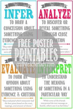 four different types of posters with the words in english and spanish, including an info sheet