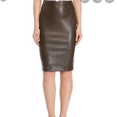 New W/Tags Philosophy Faux Leather Pencil Skirt. Buttery Soft Olive Khaki/Grayish (Depends On The Lighting) Color. Never Worn. Elegant Knee-length Faux Leather Pencil Skirt, Chic Faux Leather Pencil Skirt For Formal Occasions, Elegant Faux Leather Bottoms, Elegant Formal Faux Leather Pencil Skirt, Elegant Formal Faux Leather Skirt, Elegant Faux Leather Pencil Skirt For Office, Elegant Faux Leather Pencil Skirt For Work, Elegant Faux Leather Skirt For Workwear, Elegant Faux Leather Skirt For Work