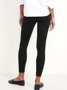 includes 3 pairs of leggings in a different color or print perfect for layering elasticized waistband online exclusive sits at belly button fitted hip and thigh skinny leg hits at ankle 27" regular inseam 25 1/2" petite inseam 31 1/2" tall inseam models wear sizes s (4), l (12), and xl (18) Casual Mid-rise Leggings For Pilates, Mid-rise Casual Tights For Pilates, Casual Comfort Stretch Leggings For Pilates, Comfort Stretch Tights With Wide Waistband, Non-stretch Bottoms For Pilates, Casual Tights For Pilates, Casual Tight Leggings For Pilates, Casual Mid-rise Tights, Comfortable Tight Full-length Bottoms