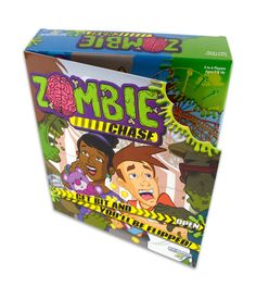 an image of a box with the title zombie nights on it's front and side