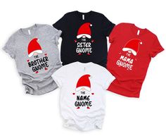 Christmas Custom Gnome Shirt, Gnome Shirt, Funny Christmas family shirt, Gnome Family Christmas Shirts, Custom Gnome Family Christmas Shirt * High quality and super soft, comfortable shirt. Made with top-of-the-line vinyl and pressed with a professional grade heat press. * Please check all color and size charts before place the order. Since all shirts are custom made based on your selection, I don't accept return or exchange unless there is an issue with your order. *We're working with different shirt brands based on the color/size availability. All shirts we use are soft style, not heavy cotton. Solid colors are all cotton and heather colors are cotton/poly blend. (there may be exceptions) *Our Sweatshirt 70% SoftLume combed and ring-spun cotton, 30% polyester fleece- with 100% SoftLume c Gnome Family, Gnome Shirt, Christmas Family Shirt, Christmas Custom, Family Christmas Shirts, Family Shirt, Christmas Family, Custom Christmas, Funny Christmas