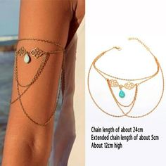 1pc Boho Hollow Pendant Upper Arm Cuff Chains Armlet Water Drops Tassel Bracelet Bangle Women Jewelry Upper Arm Cuff, Arm Bangles, Arm Bracelets Upper, Upper Arm Cuffs, Arm Jewelry, Arm Bracelets, Body Chains, Jewelry Bracelets Gold, Cuff Jewelry