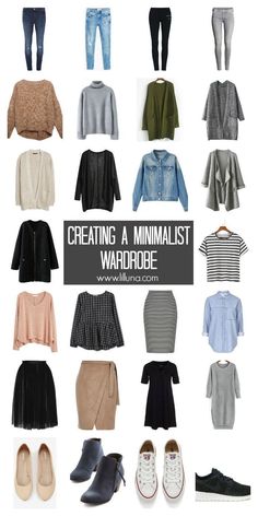 Closet Tips, Minimalist Moda, Minimal Wardrobe, Minimalist Capsule Wardrobe, Clothes And Shoes, Mode Casual, Fashion Capsule, Minimalist Wardrobe