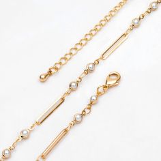 Material: 18K real gold plated brass, faux pearl, color not easily tarnish, lead nickel free Size: chain 3.5mm wide approx. Bracelet: 15cm=6 inches, plus 5cm extender chain. You can adjust the bracelet length to be 6-8 inches. Necklace: 42cm=16.5 inches, plus 5cm extender chain. You can adjust the necklace length to be 16.5-18 inches. Quantity: 1 piece ❤ More ready to wear jewelry here: ❤ https://www.etsy.com/shop/Nbeads?search_query=ready+to+wear ❤ See more chains here: ❤ https://www.etsy.com/s Gold Pearl Bracelet With Adjustable Chain, Dainty Gold Chain Bracelet With Pearl Charm, Gold Pearl Charm Chain Bracelet, Gold Pearl Bracelet With Metal Charm, Gold Metal Pearl Bracelet With Pearl Charm, Gold Pearl Bracelet With Chain, Gold Pearl Bracelets With Adjustable Chain, Gold Pearl Bracelet With Chain As Gift, Gold Pearl Chain Bracelet With Adjustable Chain