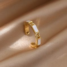 Luxury Gold Color Pearl Zircon Rings for Woman Vintage Sexy Open Ring Party Joint Ring Fashion Elegant Jewelry Gifts Nail Bags, Acrylic Ring, Rings Jewelry Fashion, Ring Fashion, Party Rings, Geometric Ring, Zircon Ring, Fashion Elegant, Rings Simple