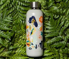 Danica Studio Super Bloom Stainless Steel Reusable Water Bottle Stainless Steel Water Bottle Design, Premium Water Bottle Design, Eco Friendly Water Bottle, Nature Spring Water Bottle, Stainless Bottle, Water Bottle Brands, Super Bloom, Sustainable Gifts, Yoga Studio