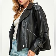 Black Leather Jacket Vintage Leather Motorcycle Jacket, Double Breasted Coat Women, Tan Suede Jacket, Blue Leather Jacket, White Leather Jacket, Leather Coat Jacket, Black Leather Coat, Coats Fashion, Fringe Leather Jacket