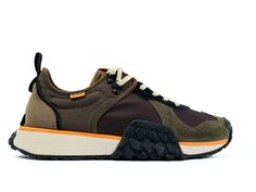 TROOP RUNNER Brown Textile Sneakers With Contrast Sole, Brown Streetwear Running Shoes With Vibram Sole, Outdoor Nylon Sneakers With Abzorb Midsole, Outdoor Low-top Sneakers With Contrast Sole, Dynamic Nylon Sneakers With Vibram Sole, Low-top Sneakers With Vibram Sole, Casual Nylon Sneakers With Boost Midsole, Streetwear Sneakers With Recycled Rubber And White Sole, Brown Textile Sneakers With Rubber Sole