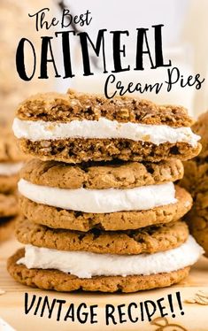 the best oatmeal cream pies vintage recipe