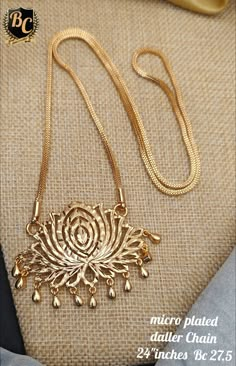 Gold Long Chain With Pendant, Pendents Design Gold, Dollars For Gold Chain, Gold Dollars For Chains, Gold Chain Locket Designs, Long Gold Chain Designs For Women, Gold Pendent Set Indian, Gold Pendent Design, Bridal Sets Indian Wedding Jewelry