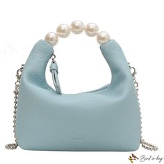 Bird in Bag - Bag female new popular chain crossbody bag pearl fashion casual handbag Handheld Bags With Pearl Handle For Spring, Spring Handheld Bag With Pearl Handle, Spring Tote Bag With Pearl Handle, Trendy Handheld Bag With Pearl Handle, Trendy Bags With Pearl Handle, Trendy Shoulder Bag With Pearl Handle For Daily Use, Trendy Top Handle Bag With Pearl Handle, Spring Shoulder Bag With Pearl Handle For Daily Use, Pearl Handle Shoulder Bag For Daily Use In Spring