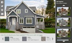 an image of a website page for a house