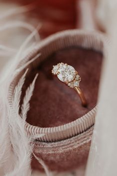 Luxury Art Deco Ring With Round Band, Art Deco Round Cut Marriage Ring, Gold Art Deco Diamond Ring With Round Cut, Art Deco Diamond Ring Round Shape, Vintage Ring With Round-cut Accent Stones, Interesting Engagement Rings, Heirloom Engagement Ring, Fancy Party, Lake Forest