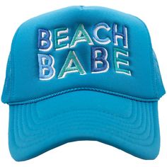 Get ready to radiate beachy vibes with our Beach Babe Wholesale Foam Trucker Hat! The all-caps "BEACH BABE" embroidery in multiple vibrant colors adorns this foam hat, bringing a splash of playful charm to your beach ensemble. Originally a hit on our old hats, this beloved design now graces our new foam collection, available in both blue and white variations. Perfect for those craving the sun, sand, and sea, this foam trucker hat seamlessly blends comfort with a trendy beach aesthetic. Channel y Carefree Style, Popular Hats, Wholesale Hats, Caps Font, All Caps Font, Women Trucker, Practical Fashion, Beachy Vibes, Trendy Beach