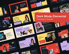 the dark modern powerpoint presentation template