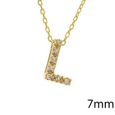 Birmingham Jewelry - 14K Gold Initial "L" Necklace With Diamonds - Birmingham Jewelry Mothers Jewelry, L Necklace, Initial L, Initial K, K Necklace, Push Gifts, Mother Jewelry, Necklace Initial, Page Number