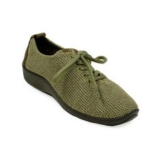 Lightweight, breathable, colorful, and anatomically-designed; Polyester knit upper with monochromatic laces and eyelet detail; Arcopedico's patented twin arch support ensures all-day comfort; Polyurethane soles distribute body weight through the entire plantar surface; Vegan, environmentally friendly, and machine washable Green Lace-up Walking Shoes With Ortholite Insole, Comfortable Lace-up Walking Shoes, Comfortable Lace-up Walking Shoes With Ortholite Insole, Lace-up Walking Shoes With Arch Support, Green Casual Walking Shoes With Arch Support, Ergonomic Lace-up Walking Shoes With Arch Support, Textile Lace-up Walking Shoes With Ortholite Insole, Textile Walking Shoes With Ortholite Insole, Comfortable Walking Shoes With Elastic Laces And Round Toe