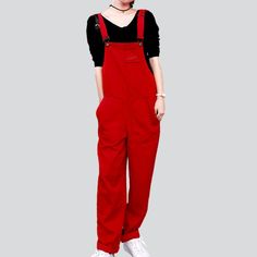 Unlock the past and the present with our red denim dungaree for women from the 2023 Spring-Summer Collection. A vibrant homage to the Y2K era. this jumpsuit is sure to transform your look into a enduring icon!Why You'll Fall In LoveCarefully crafted for the trendy woman. this jumpsuit is a perfect balance of Y2K mode and today's fashion ethos. From the painted prints to the sanded finish. each detail promises to make you stand out in any crowd.Unmissable Highlights: Y2K Inspired: Embrace the mil Red Bib Front Overalls With Pockets, Casual Red Cotton Jumpsuits And Rompers, Red Overall Jumpsuit With Pockets, Red Summer Overalls With Pockets, Red Cotton Overalls For Spring, Red Cotton Summer Overalls, Red Cotton Overalls For Summer, Casual Red Overall Jumpsuits And Rompers, Highlights Y2k