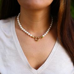 This natural Akoya  sea pearl necklace is made of the best quality 7mm round Akoya/Sea pearls which make the product very unique and rare. The pearls are harvested from the Akoya oyster, which is known for producing some of the finest pearls in the world. These pearls are prized for their high luster and round shape.  I make this custom pearl choker by stringing the Akoya pearls one by one on the pearl thread with love. I used 14k gold-plated spacer beads on brass at the both ends of the necklace. It is a perfect handmade 7mm white pearl necklace to be paired with a casual or formal outfit. Brides can easily wear this very unique and special bridal necklace with their wedding dress as well.  As a gift, a natural Akoya sea pearl necklace is a wonderful choice for any occasion, but especiall Adjustable Round Pearl Necklace, Pearl White Beaded Necklace With Pearl Charm, Pearl White Beaded Necklaces With Pearl Charm, Akoya Pearl Necklace For Jewelry Making, Akoya Pearl Charm Necklace With Round Beads, Pearl White Necklace With Lobster Clasp, Pearl White Pearl Necklaces With Lobster Clasp, Pearl Beaded Necklace With Lobster Clasp, Pearl White Necklace With Lobster Clasp As Gift