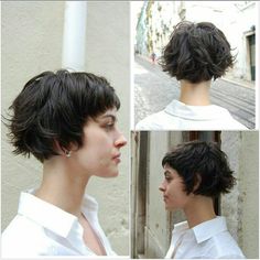 Mini Bob, Wavy Bob Haircuts, Oval Face Hairstyles, Penteado Cabelo Curto, Curly Bob Hairstyles, Short Haircut, Trending Hairstyles, Short Hair Haircuts, Cut My Hair