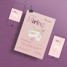 Creative Hiring Flyer Set Hiring Creative, Hiring Flyer