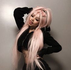 princessbri Cute Makeup Looks, Hair Inspo Color, Grunge Style, Aesthetic Hair, Pretty Hairstyles, Pink Hair, Hair Looks, New Hair, Cute Hairstyles