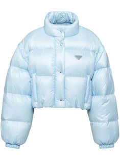 Best Puffer Jacket, Prada Jacket, Short Puffer Jacket, Blue Puffer Jacket, Detachable Sleeves, Blue Puffer, Dolce E Gabbana, Padded Jacket, Puffer Coat