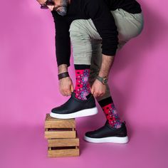 Ulduz Cotton Socks #colorsofcontemporaryeast by #rafaelaziz #nyc #newyork #newyorkcity #ny #socks #designer #designersocks Sock Design Ideas, Socks Photoshoot, Cosmic Dance, Shooting Ideas, Sock Design, Luxury Socks, Starry Nights, The Cosmos, Colorful Socks