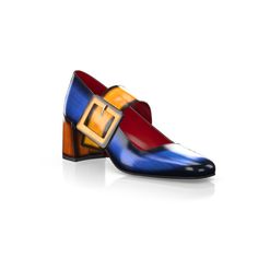 Multicolor Leather Heels With Contrasting Heel Counter, Multicolor Leather Heels For Formal Occasions, Quirky Shoes, Block Heel Shoes, Cloud 9, Pretty Shoes, Winter 2024, Heel Shoes, Shoe Game