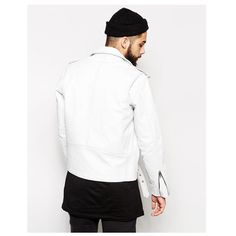 White Heavy Biker Jacket - Lambskin Jacket, White Leather Jacket, Motorcycle Jacket Mens, Fringe Leather Jacket, Trench Coat Men, Biker Jackets, Men's Leather Jacket, Real Leather Jacket, Biker Leather