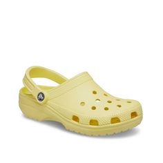 Crocs-Classic Clog - Women's It's always a fun to play around waters in the Classic clog from Crocs. Featuring 360-degree iconic Crocs ComfortÃ¢ Â¢ with lightweight EVA construction, this slip-on clog comes with a pivoting heel strap for a flexible, secure fit. Crocs Sandals, Shower Shoes, Crocs Classic Clogs, House Shoes, Crocs Shoes, Womens Clogs, Strap Heels, Nice Shoes, 360 Degree