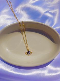 Note: Please allow all pre orders to process in 1 week. Thank you! All Pendant Necklaces And Neck Chains Start At 16inches With A Gold Extender That Adjusts Up To 24inches. The Nazar Eye Is A Protection Piece That Is Meant To Bring You Good Luck And Protect You Against Envy And Negative Energy. 🧿✨ Nazar Charm Material: 14K Gold Filled Figaro Chain Material: Stainless Steel Gold Chain Necklace With Evil Eye As Gift, Gold Chain Necklace With Evil Eye For Gift, Blue Gold Plated Chain Necklace As Gift, Blue Gold-plated Chain Necklace As Gift, Gold Evil Eye Necklace As Gift, Dainty Chain, Protection Necklace, Figaro Chains, Figaro Chain