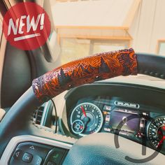 Mountains Steering Wheel/ Handle Accent Custom Lifted Trucks, Wrangler Sahara, Western Gifts