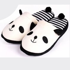 Womens Soft Cartoon Panda House Slippers Shopping Challenge, Feather Shoes, Best Flip Flops, Cheap Slippers, Striped Slippers, Animal Slippers, Cartoon Panda, Cute Slippers, Soft Slippers