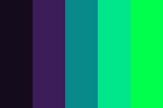 an image of the color purple and green in this photo, it is very dark