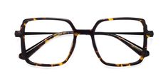 Tortoise Oversized Lightweight Square Eyeglasses - Darlene Bougie Outfits, Glasses Inspiration, Hip To Be Square, Chic Glasses, Mens Glasses Fashion, Funky Glasses, Tortoise Glasses, Tortoise Shell Glasses, Oversized Glasses