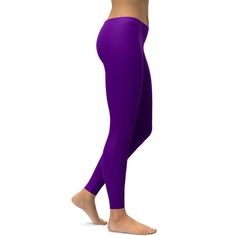 These Deep Purple leggings will compliment any leg it is on! It durable fabric makes sure it won't lose it's vibrancy when it stretches a little. Purple is one of the best selling solid colors in our store. Stretch Full Length Purple Pants, Purple High Stretch Full Length Activewear, Purple Compression Full Length Tights, Purple Compression Full-length Tights, Casual High Stretch Purple Tights, Purple Fitted Full-length Tights, Purple Fitted Full Length Tights, Fitted Casual Purple Tights, Fitted Full Length Purple Tights