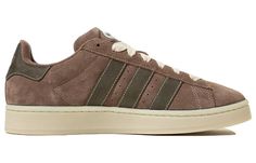 “adidas Originals Campus 00s ‘Brown White’ pairs a brown upper with white details, offering a classic and versatile look.” Adidas Campus Brown, Beige Campus 00s, Cream Adidas Campus, Brown High-top Adidas Skate Shoes, Addidas Shoes Campus 00s, Adidas Campus, White Heels, Good Grips, Adidas Shoes