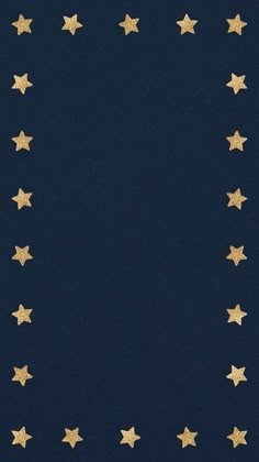 gold stars on a dark blue background